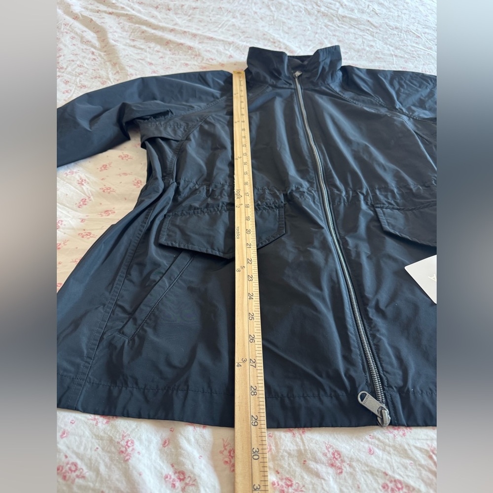 Athleta Westerley Jacket Women's L Black Water Resistant Wind Resistant NWT - Picture 14 of 16